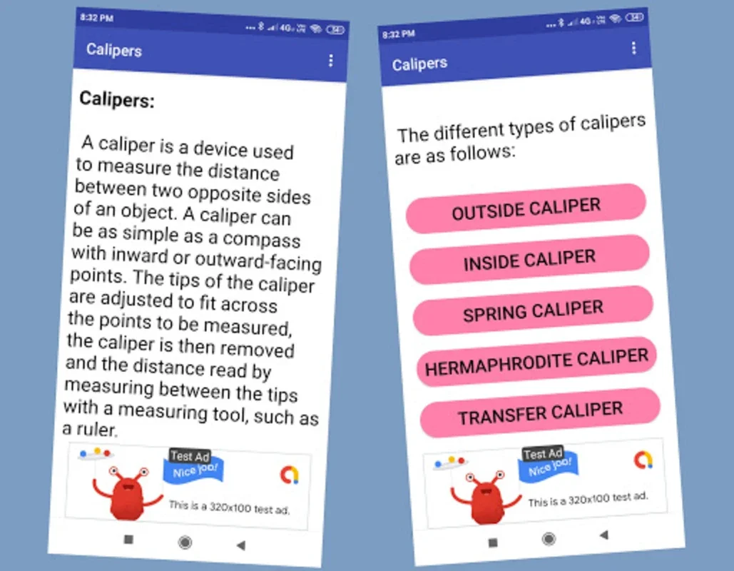 Mech Measurement and Metrology for Android: Comprehensive Tool