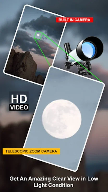 Ultra Zoom HD Camera Telescope for Android: Stunning Photos & Videos