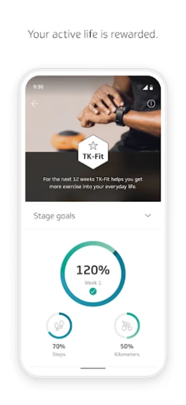 TK - App for Android: Manage Health and Earn Bonus Points