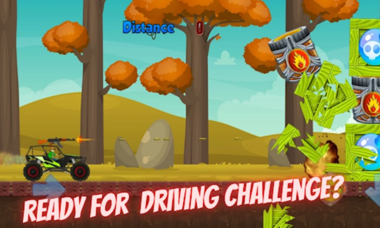 Downhill Racing Car Shooter for Android - Thrilling Racing Experience