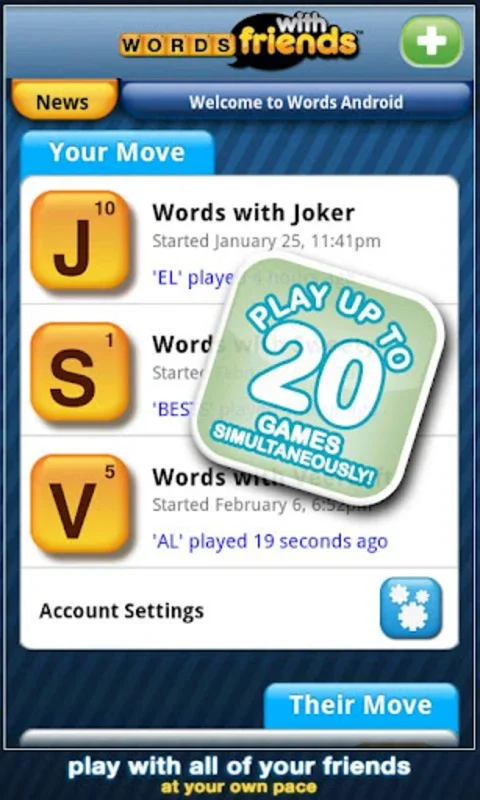 Words With Friends Free for Android - Play Anytime, Anywhere