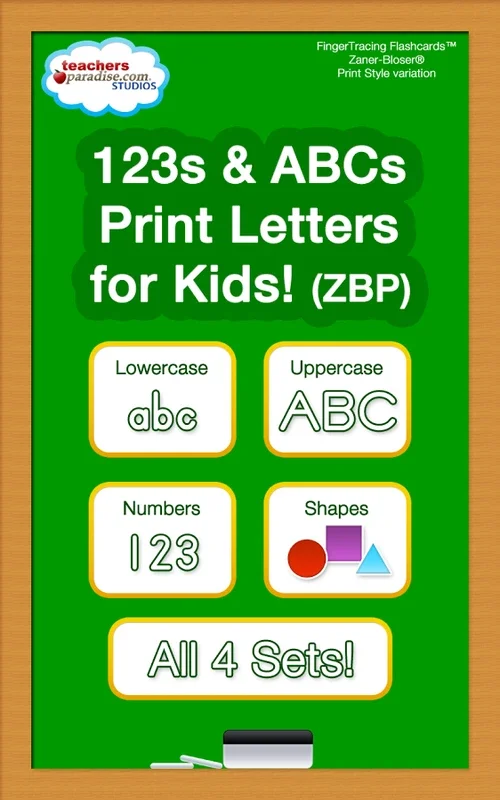 123s ABCs Kids Handwriting ZBP for Android - Enhance Kids' Writing Skills