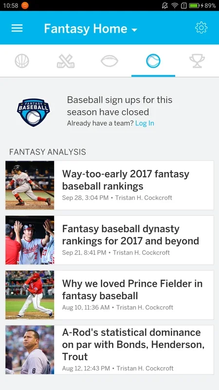 ESPN Fantasy Sports for Android - Stay Informed and Compete