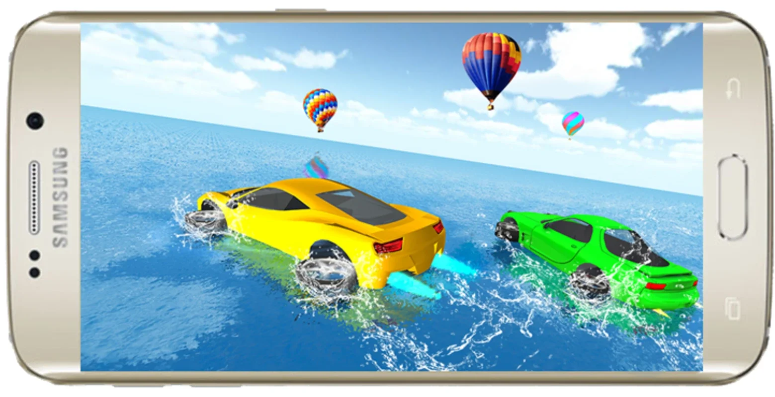 Water Floating Car Stunt for Android - Thrilling Stunt Game