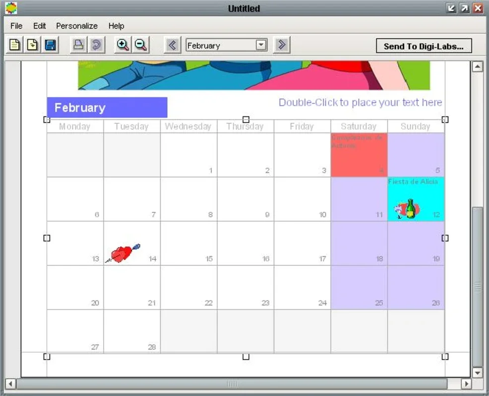 MyPhoto Calendars for Windows - Create Personal Calendars