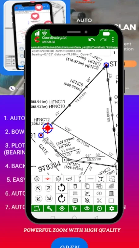 Coordinate Plot for Android: Streamlined Survey Planning