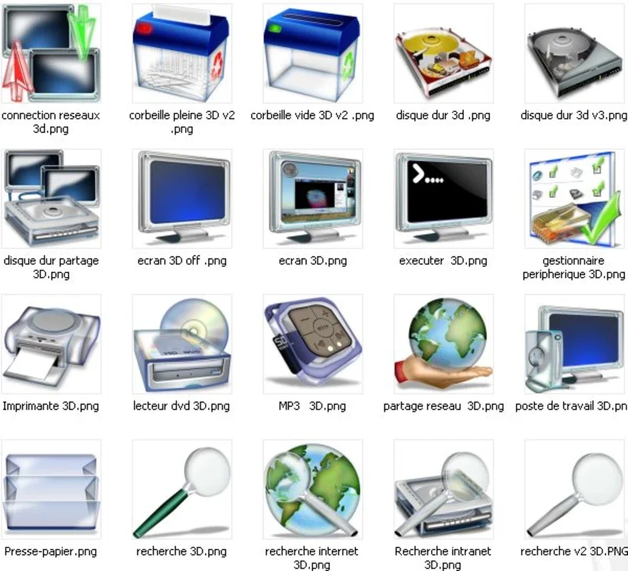 Pack 3D Icons for Windows: Personalize Your Desktop