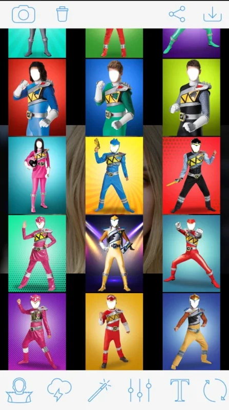 Rangers Costume Photo Montage for Android - Transform Yourself