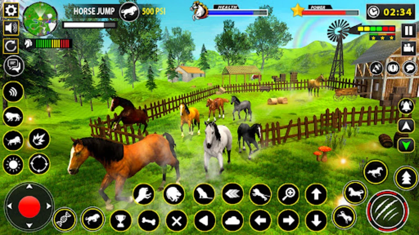 Wild Horse Family Simulator for Android - Family Survival in a 3D Jungle