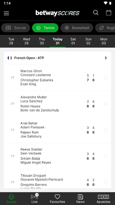 Betway Scores: Real-Time Sports Updates for Android