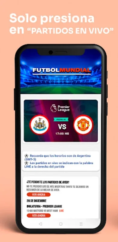 Futbol Mundial for Android - Exciting Football App