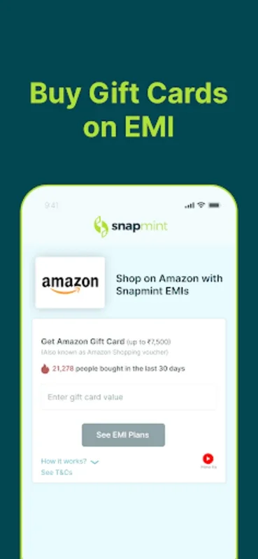 Snapmint for Android - Shop Now, Pay Later