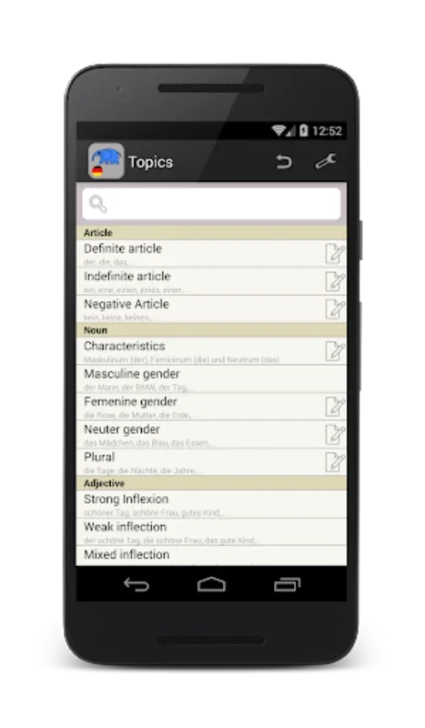 Deutsche Grammatik for Android - Master German Grammar Offline