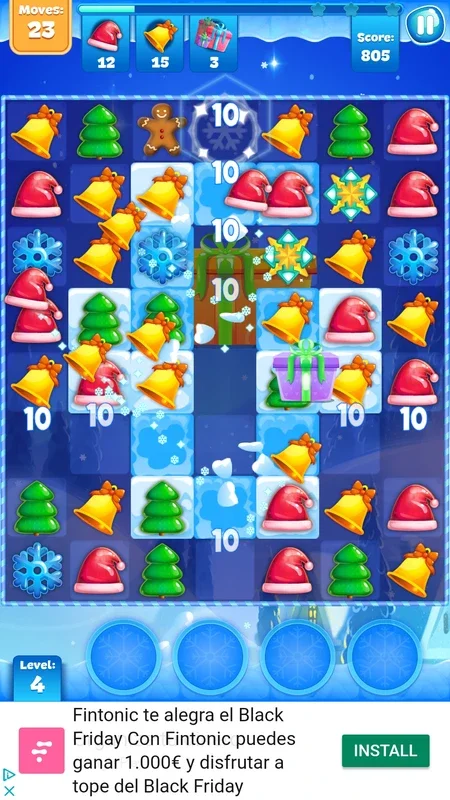 Christmas Sweeper 3 for Android - Fun Match-3 Game