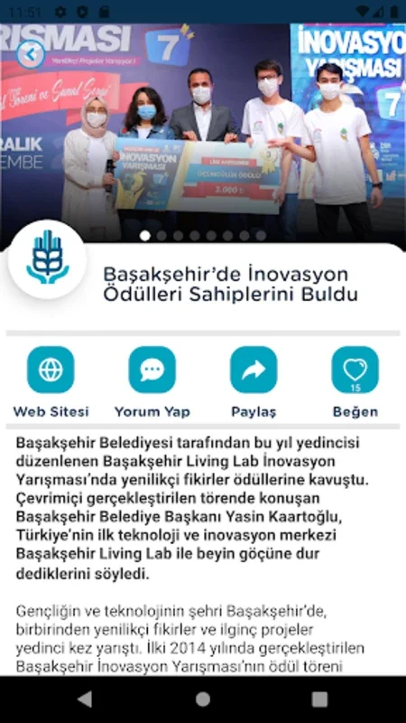 Başakşehirli for Android - Seamless Municipal Service Access