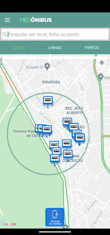 Meu Ônibus São Luis for Android - Real-Time Bus Arrivals