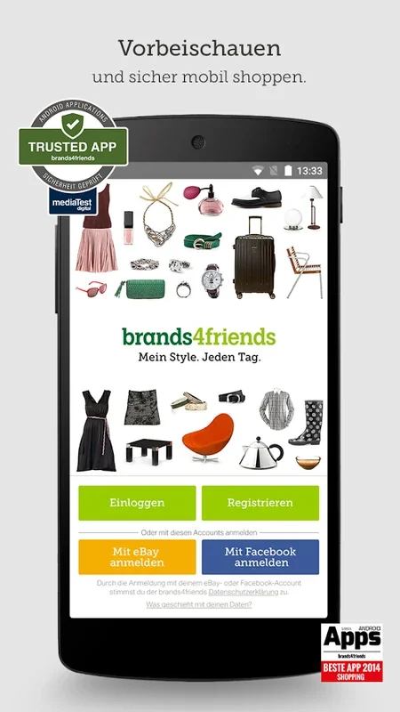 brands4friends for Android - Exclusive Shopping Club