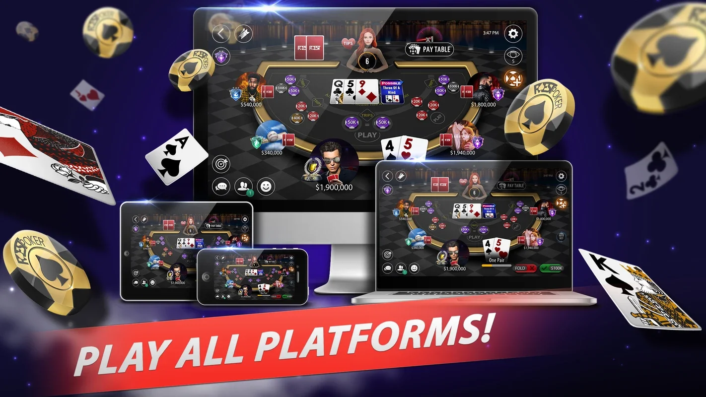 Rest Poker - Texas Holdem for Android: Mobile Poker Fun