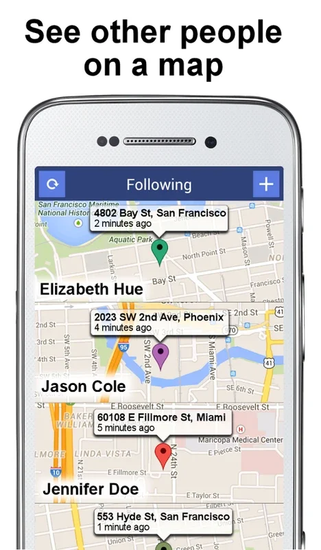 Friend Mapper for Android - Locate Contacts Easily