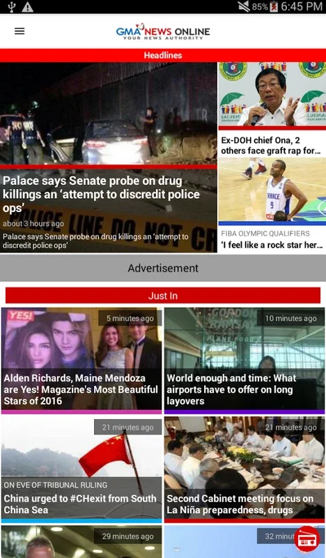 GMA News for Android - Comprehensive News Source