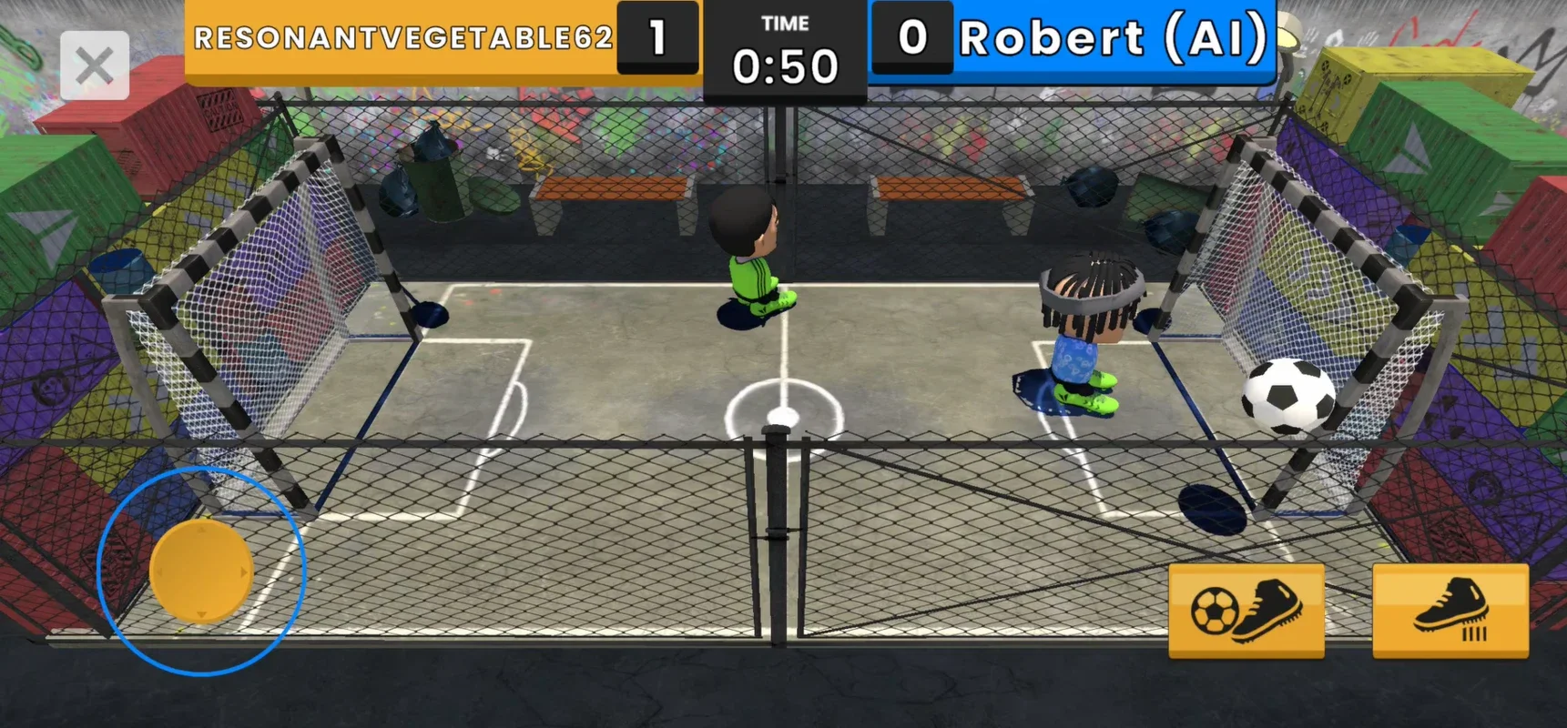 Football Street Arena for Android: Intense 1v1 Soccer Matches