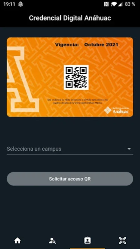 Credencial Digital Anáhuac for Android - Secure Campus Entry