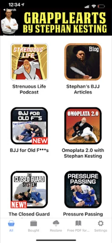 BJJ Master App by Grapplearts for Android - No Downloading Needed