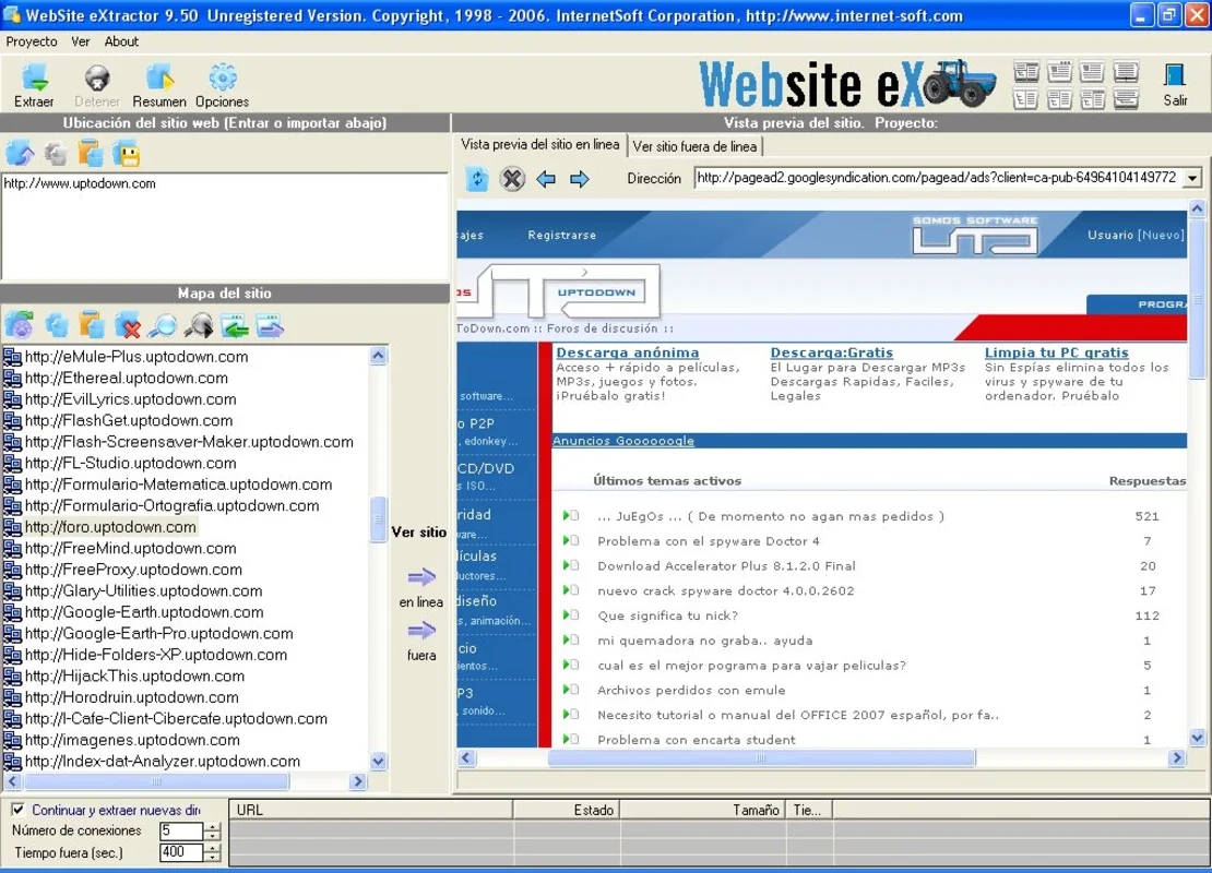 Website eXtractor for Windows - Offline Web Browsing Made Easy