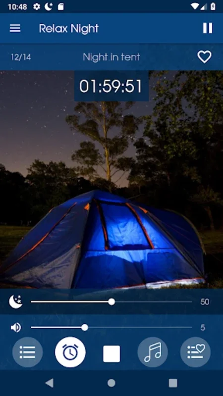 Relax Night for Android - Soothe Your Sleep with Nature Sounds