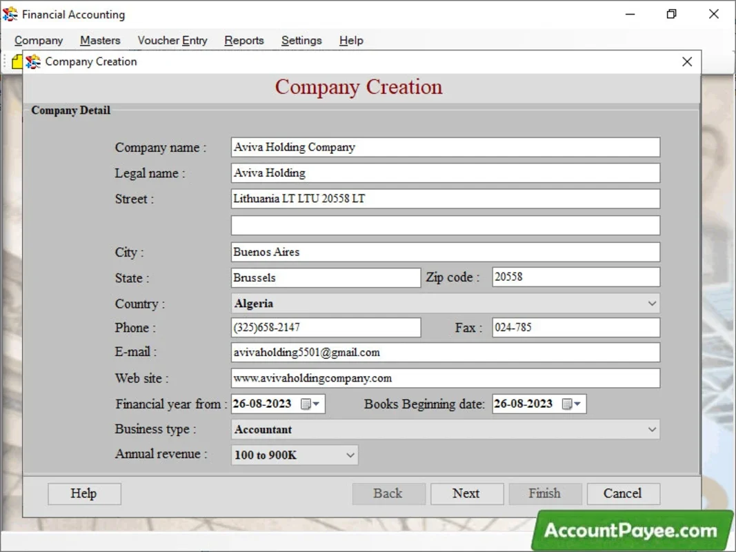 Financial Accounting Program for Windows: Manage Your Finances