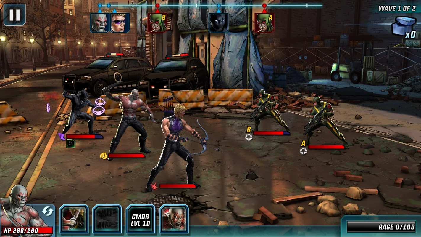 Marvel: Avengers Alliance 2 for Android - Assemble the Avengers