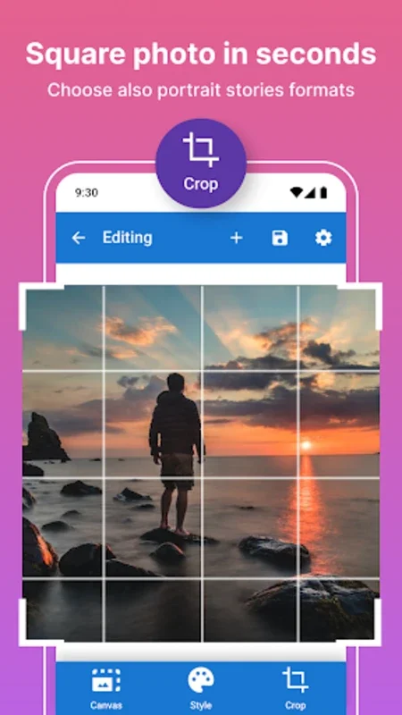 No Crop Square Pic SquareDroid for Android - Resize Images Effortlessly