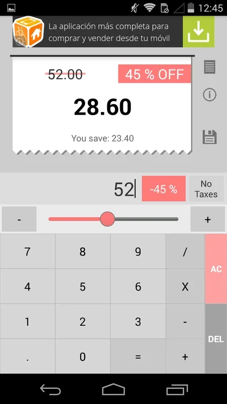 Discount Calculator for Android - Calculate Sale Prices Easily