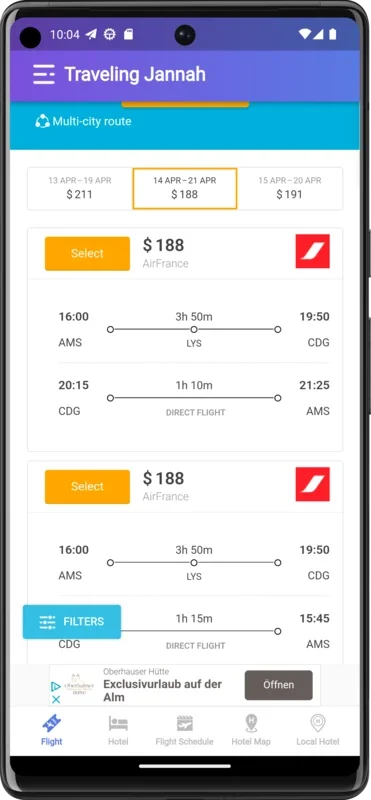 Traveling Jannah for Android - Find Affordable Airfares