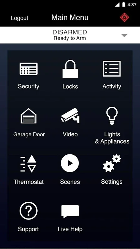 Protect America for Android - Seamless Home Security