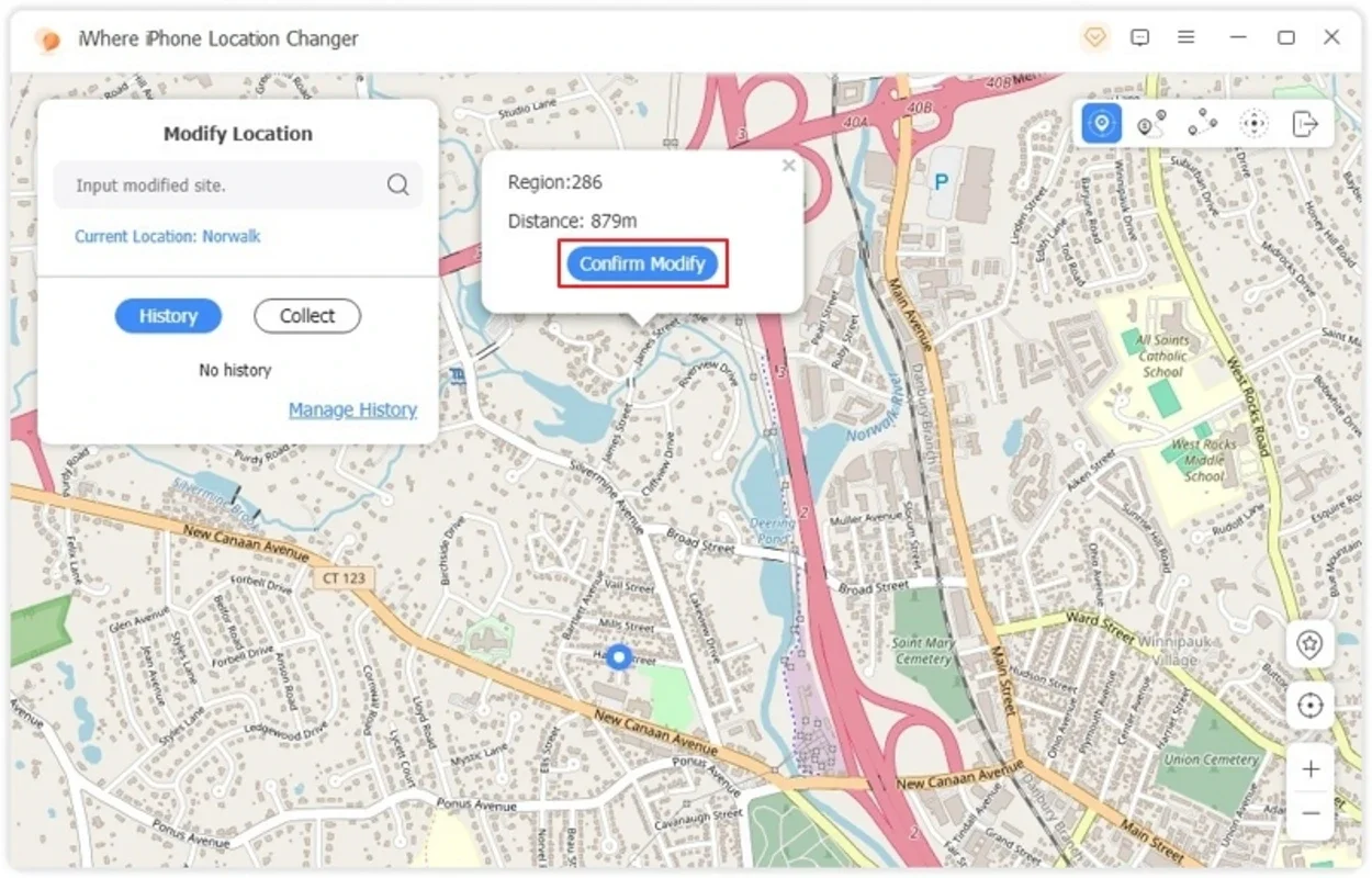 iWhere iPhone Location Changer for Windows: Customize Your iPhone/iPad Location