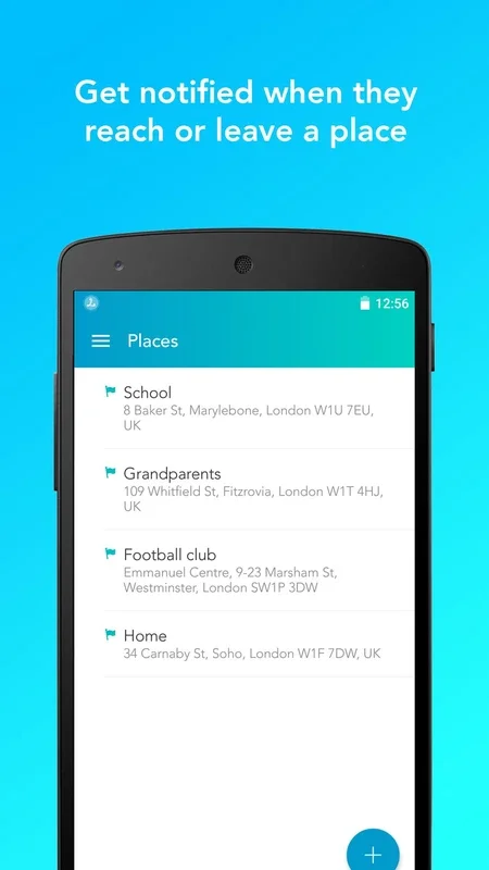 Locategy for Android - Keep Track of Your Kids