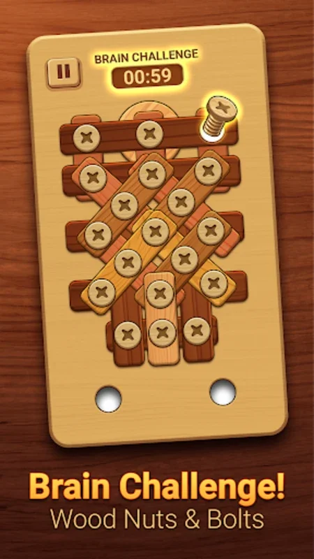 Wood Nuts & Bolts for Android: Immersive Puzzle Experience