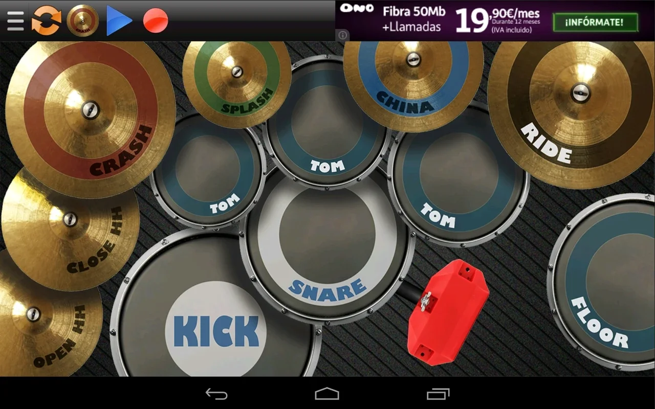 REAL DRUM: Electronic Drum Set for Android