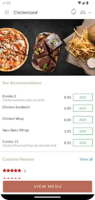 Chickenland for Android - Get Quick Takeaway in New Milton