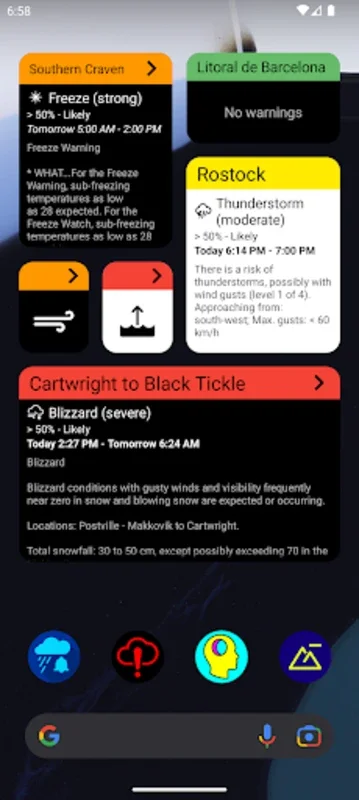 UnWX for Android - Stay Safe with Real-Time Weather Alerts