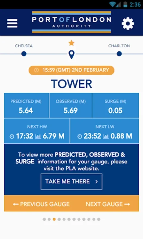 PLA Tidal Thames App for Android: Navigate Thames Safely