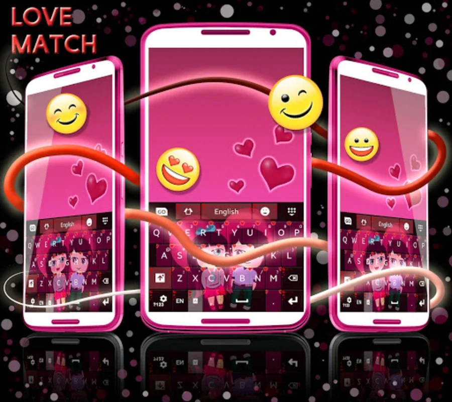 Love Match Keyboard for Android - Intelligent Typing Solution