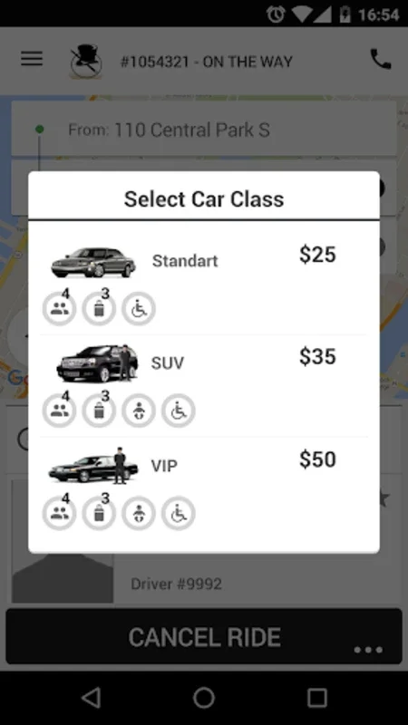 First Class Car Limo for Android - Luxury Ride Booking