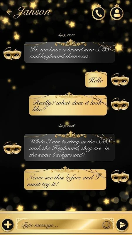 NewYearsEve for Android - Enhance Your GO SMS