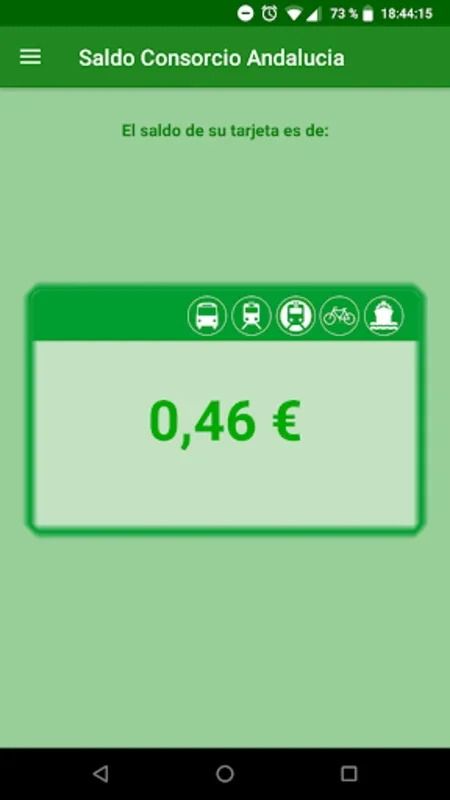 Saldo Consorcio Andalucía for Android - Check Transport Card Balance