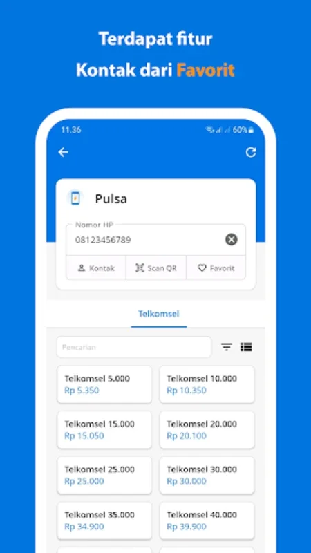 Arena Kuota Murah for Android - Streamlined Transactions