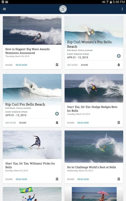 WSL for Android - Follow the Best Surfers