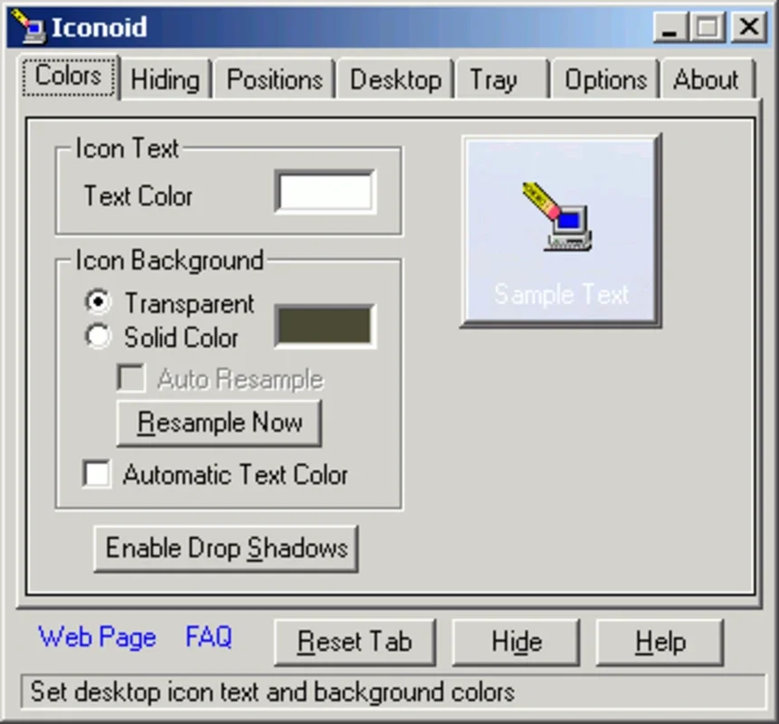 Iconoid for Windows - Hide Desktop Icons Effortlessly