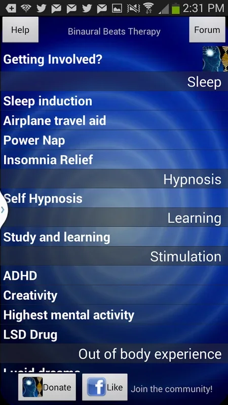 Binaural Beats Therapy - beta for Android: Transform Your Mood